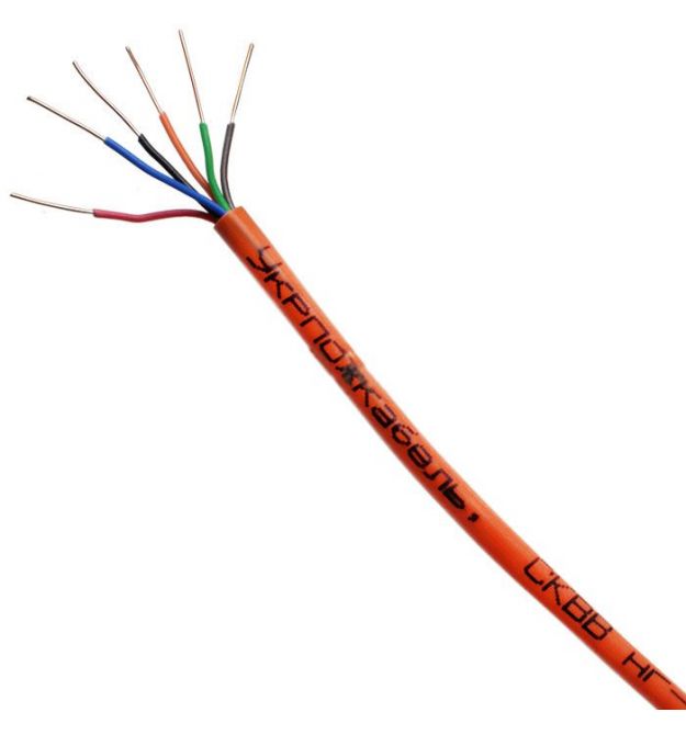 Вогнестійкий кабель УкрПожКабель СКВВтнг-LS (ПСВВтнг-LS) 10х0.4 (1метр)