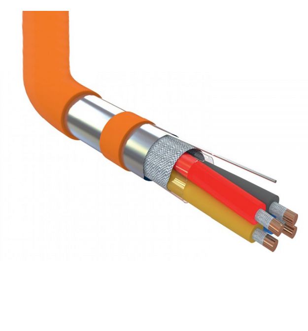 Вогнестійкий кабель УкрПожКабель JE-H(St)H FE180 / E30 1x2x2.5 (1 метр)