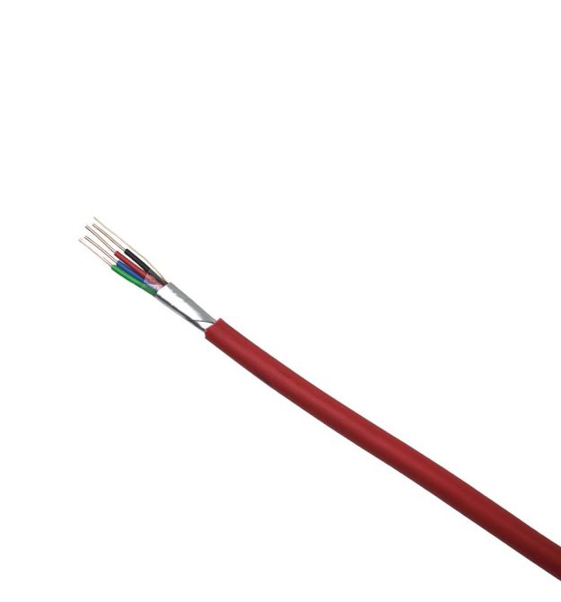 Вогнестійкий кабель УкрПожКабель JE-H(St)H FE180 / E30 2x2x0,8 (1 метр)