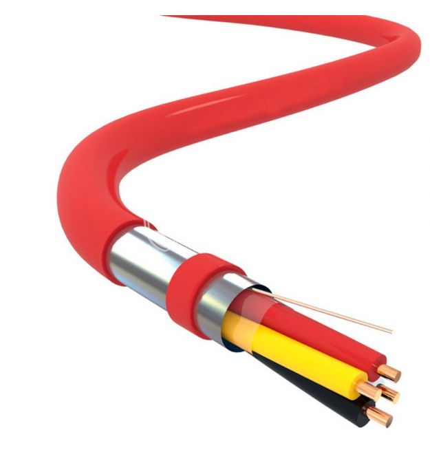 Вогнестійкий ПВХ кабель УкрПожКабель J-Y(St)Y 4x2x0.8 (1 метр)