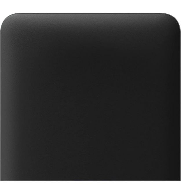 Кнопка Ajax SideButton (1-gang) vertical, бічна, одноклавішна, Чорна