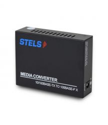 Медiаконвертер 100M 20км WDM SC LFP, STELS-F110SB-20A-LFP-1310