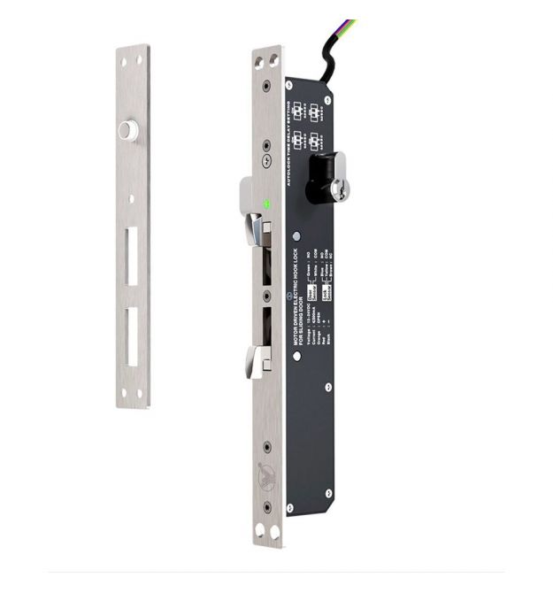 Електроригельний замок Yli Electronic YSD-240DMD(LED) врізний для системи контролю доступу