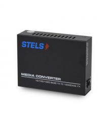 Медiаконвертер STELS 10/100/1000-TX RJ45 + 100/1000-FX SFP-слот