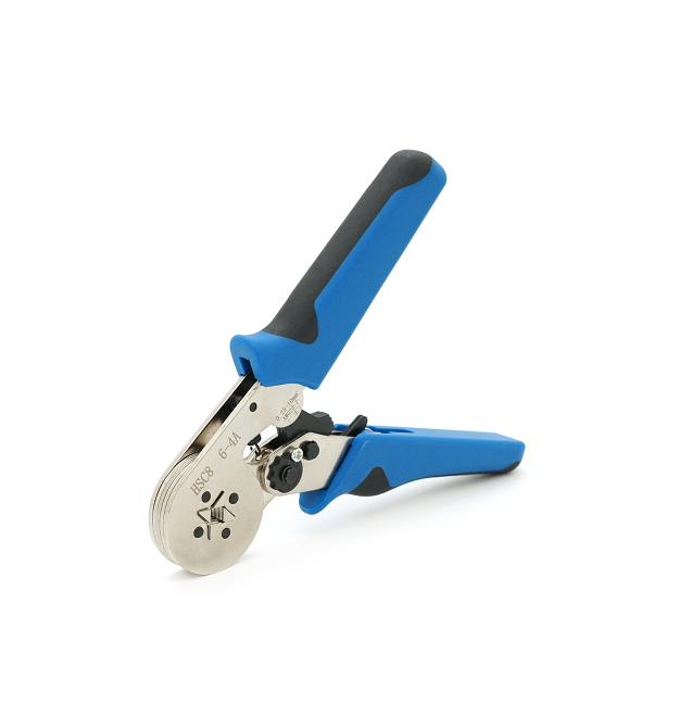 Кримпер HCS8 6-4A для обтиску кабельного наконечника, 0.25-10mm2, Black-blue