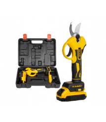 Акумуляторний Секатор (садові ножиці) TALADO BIS, лезо 25мм, зарядний пристрій+акумулятор, Вох