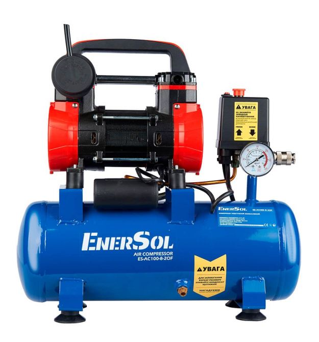 Компрессор воздушный безмасляный EnerSol ES-AC100-8-2OF