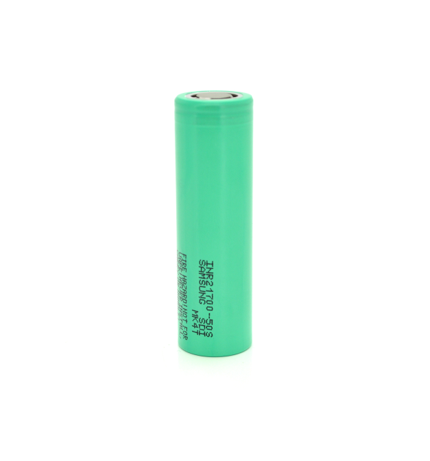 Акумулятор 21700 Li-Ion Samsung INR21700-50S 5000mAh, 50A, 4.2 - 3.6 - 2.5V, Green