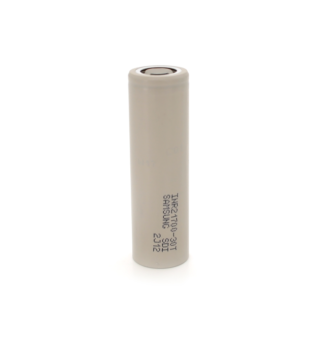 Акумулятор Li-Ion 21700 Samsung INR21700 (30T), 3000mAh, 7.2(14.4)A, 4.2 - 3.69 - 2.5V, Gray