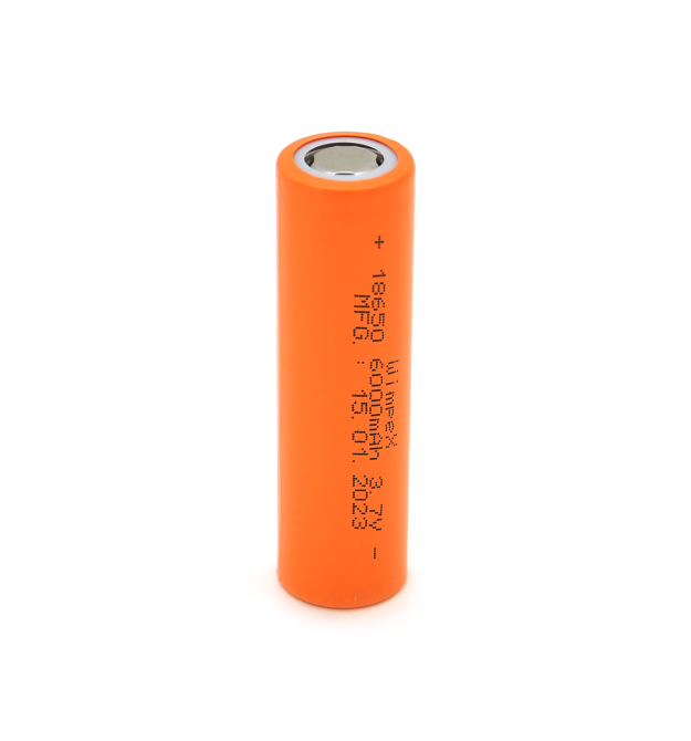 Акумулятор WMP-6000 18650 Li-Ion Flat Top, 1200mAh, 3.7V, Orange