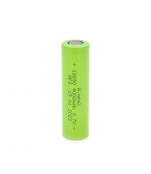 Акумулятор WMP-4000 18650 Li-Ion Flat Top, 2000mAh, 3.7V, Green