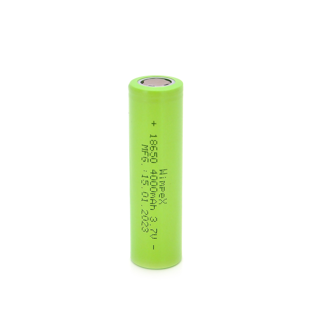 Акумулятор WMP-4000 18650 Li-Ion Flat Top, 2000mAh, 3.7V, Green