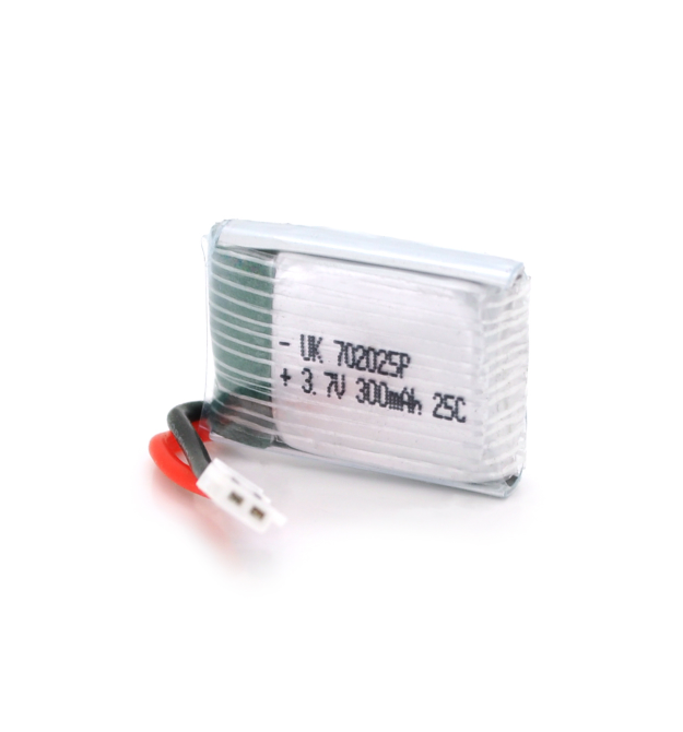 Акумулятор 7*20*25P 25C, 3.7V (300mAh), 2 контакти