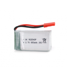Акумулятор 9*25*40P 25C, 3.7V (850mAh), 2 контакти