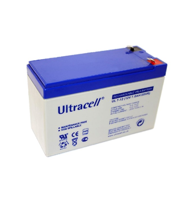 Акумуляторна батарея Ultracell UL7-12 AGM 12V 7 Ah (151 x 65 x 99) White Q8 - 420