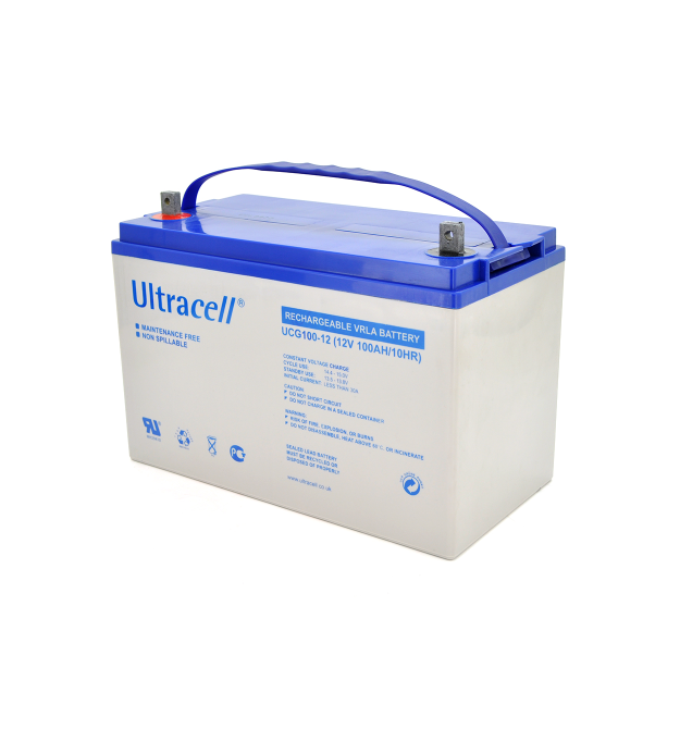 Акумуляторна батарея Ultracell UCG100-12 GEL 12V 100 Ah (328 x 173 x 232) White Q1 - 48