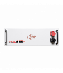 Аккумулятор LP LiFePO4 51,2V - 100 Ah (5120Wh) (BMS SP 100A/50А) RM RS485/CAN LCD WH