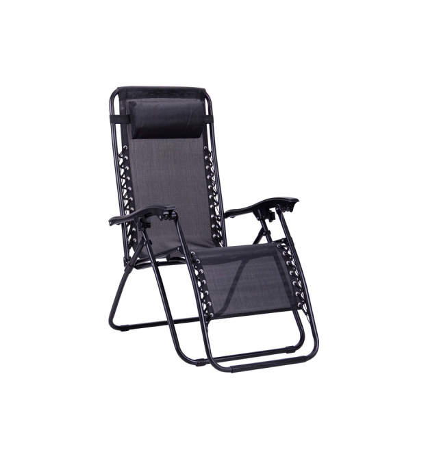 Крісло-шезлонг Релакс С3029, 1090*640*790мм, Black, OEM