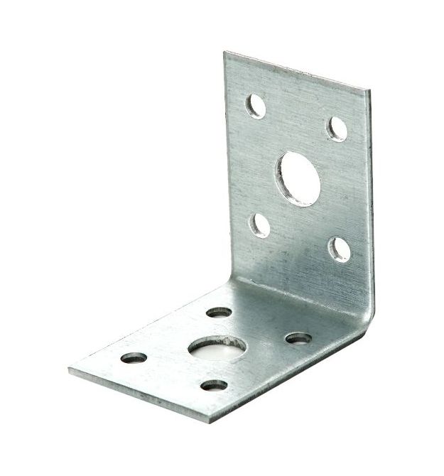 Угольник с усиленным ребром APRO 70х70х55х2.0 (10 шт)