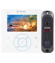 Комплект видеодомофона BCOM BD-480 White Kit