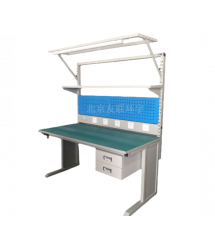 Антистатичний слюсарний стіл 210 * 75 * 75cm з розетками