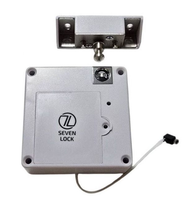 Мебельный RFID замок SEVEN LOCK SL-7733B Bluetooth white