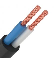 Кабель силовой ПВСнг-нд(LS) 2х0,75 черный (Бухта 100м)