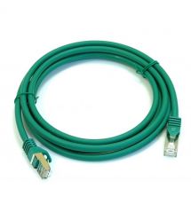 Патч-корд S-FTP, 3 м, кат. 6А, зелений, LW