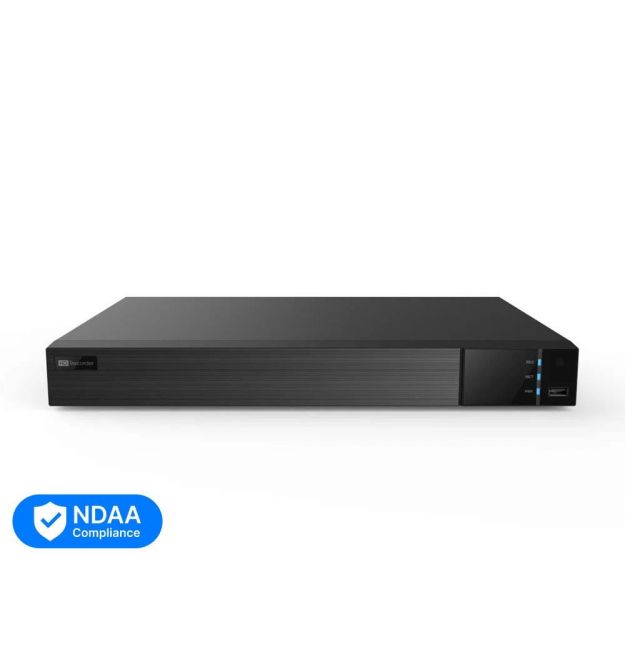 IP Videoretor 16-канальный 16-мегапиксельный TVT TD-3316H2-16P-B2-B с 16 портами POE