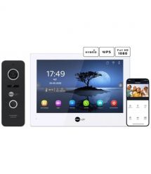 Комплект видеодомофона Neolight ALPHA Hybrid + PRIME FHD Black