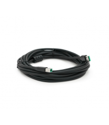 Кабель USB 2.0 VegGieg AM - BM, 5.0m, 1 ферит, Black, Q120
