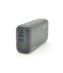 PowerBank 30000mAh, Input: (2хType-C), Output: (2хUSB, 2хType-C), PD20W, plastic, Black, Q20