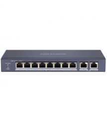 Коммутатор 8 портов неуправляемый Hikvision DS-3E0310P-E/M(B) PoE