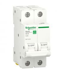 Автоматический выключатель Schneider Electric RESI9 25 А, 2P, кривая С, 6кА