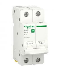 Автоматический выключатель Schneider Electric RESI9 20 А, 2P, кривая С, 6кА