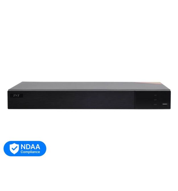 IP Videoretor 8-канальный 16-мегапиксельный TVT TD-3308H1-B2-B (160-160)