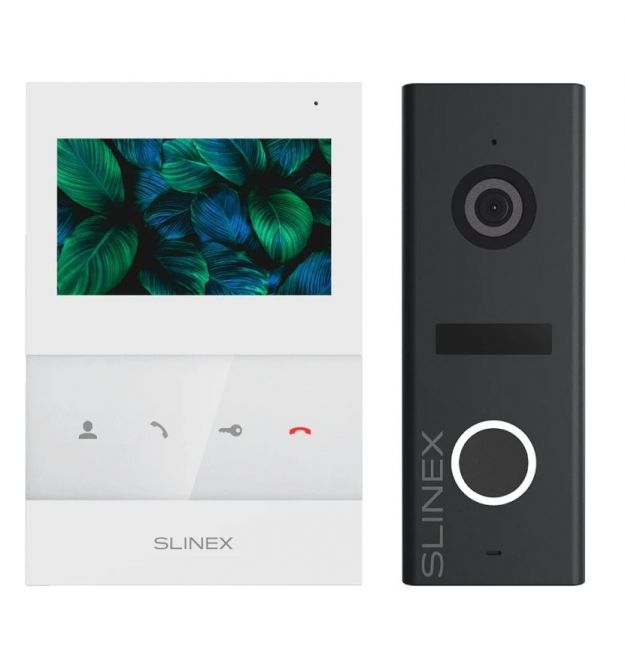 Комплект видеодомофона Slinex SQ-04 White + ML-17HR Graphite