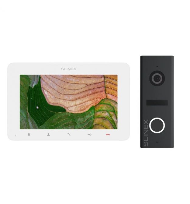 Комплект видеодомофона Slinex SM-07 White + ML-17HR Graphite