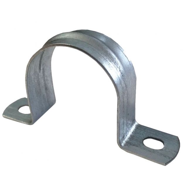 Скоба оцинкованная двухлапчатая TNSy СMM-25 d29-32мм (пак 50шт)