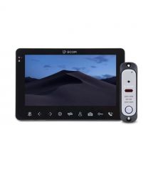 Комплект відеодомофону BCOM BD-780M Black + BCOM BT-380HR Silver