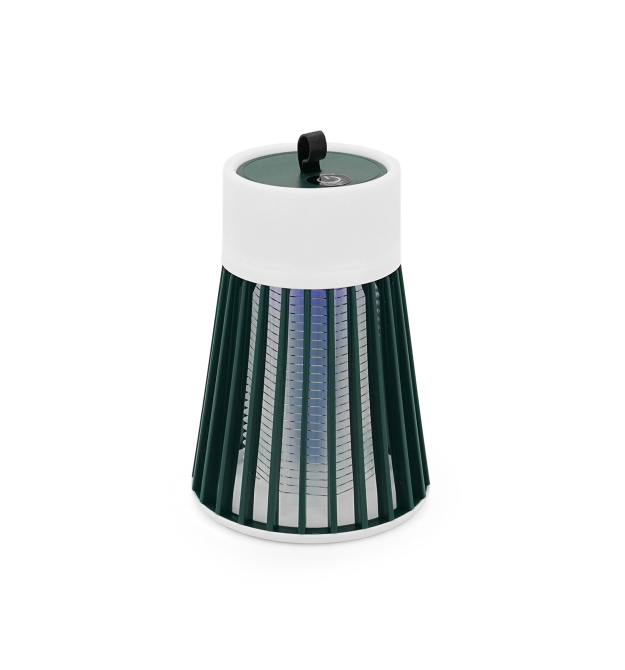 Лампа-знищувач комарів YG-002, вбудований акумулятор 800mAh, USB кабель, Green, Box