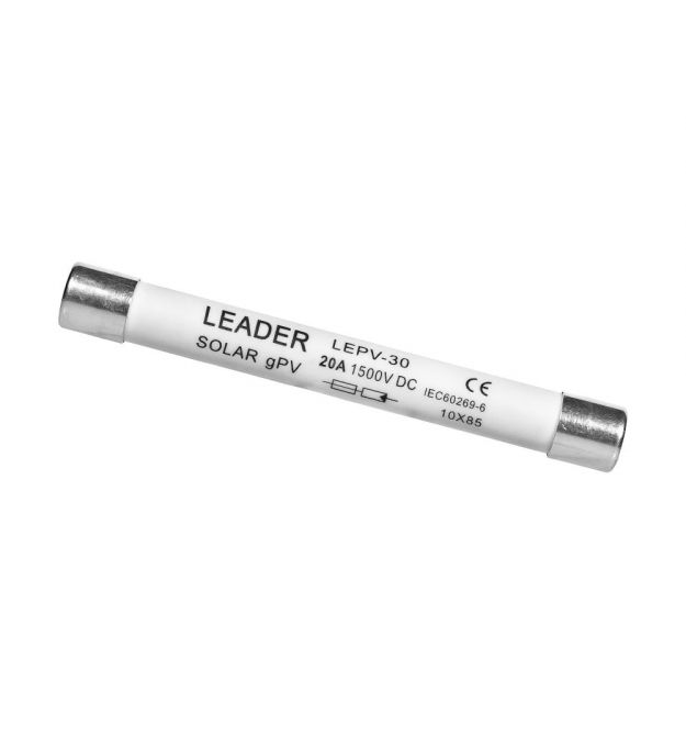 Плавкий запобіжник 20A 1500V Leader FSKDC15AL для сонячних панелей