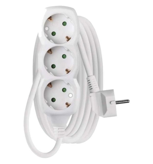 Сетевой удлинитель EMOS P0321R 3 розетки 1.5 м