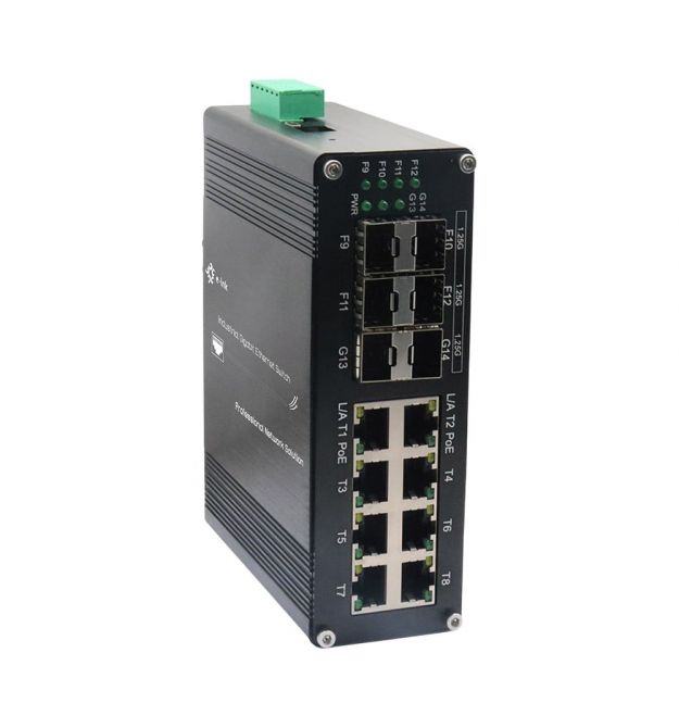 PoE-комутатор 10-портовий керований L2+ LNK-IMC208-2.5GPM-SFP+ 2.5G з 8 портами PoE, 240W