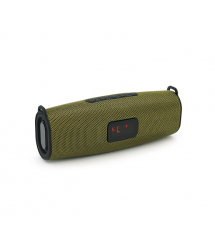 Колонка DH7+Display Bluetooth 4.1 до 10m, 1х3W, 4&ampOmega, 400mAh, &ampge90dB, TF card - USB, ремень, DC 5V, Green