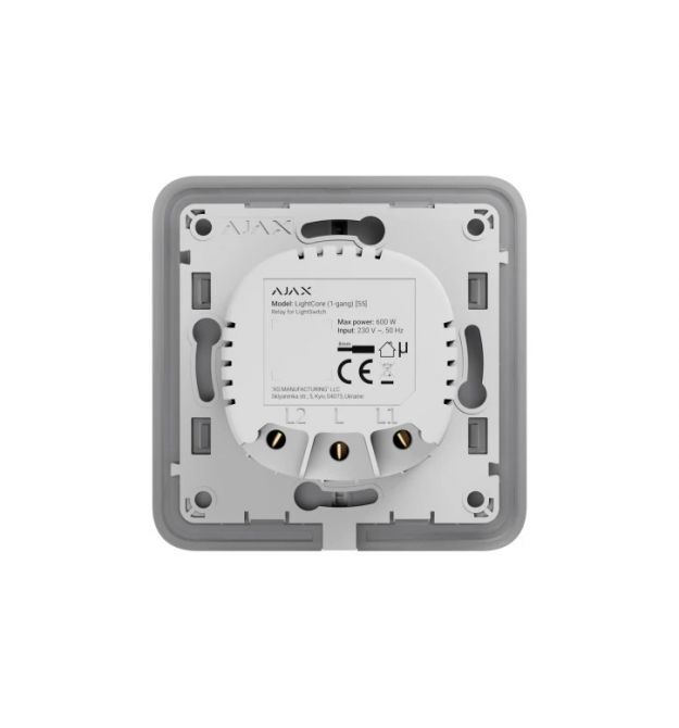 Ajax LightCore (1-gang) Реле для одноклавишного выключателя LightSwitch