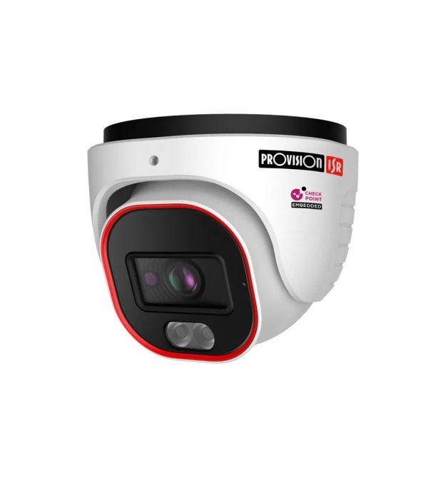 IP-відеокамера 2 Мп Provision-ISR DI-320IPEN-28-V4 (2.8 мм) з вбудованим мікрофоном і відеоаналітикою для системи відеонагляду