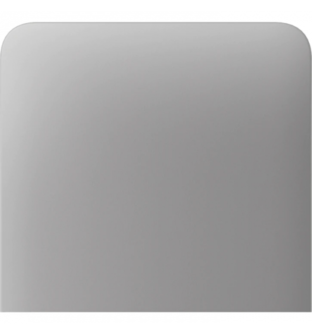 Кнопка Ajax SideButton (1-gang) vertical, бічна, одноклавішна, Димчата