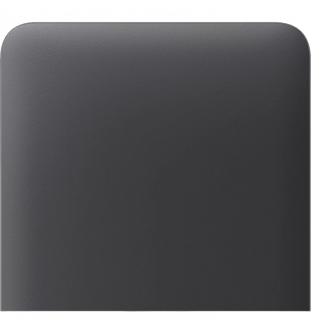 Кнопка Ajax SideButton (1-gang) graphite vertical для одноклавішного вимикача