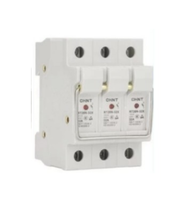 Корпус під плавкий запобіжник CHNT-RT28-32 (RO15) 3Р, під запобіжник 10*38mm